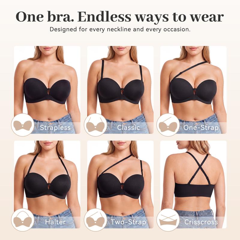 ICELIRA™ Stay-Put Strapless Bra