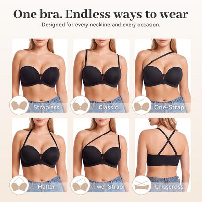 ICELIRA™ Stay-Put Strapless Bra